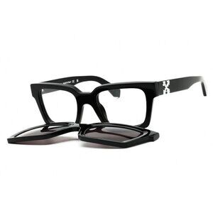 Off White CLIP ON acetate Rectangular Men's Sunglasses